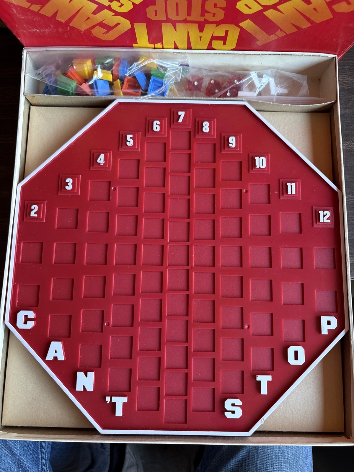 Vintage 1980 “Can’t Stop” Board Game No 122 Parker Brothers 2 to 4 Players