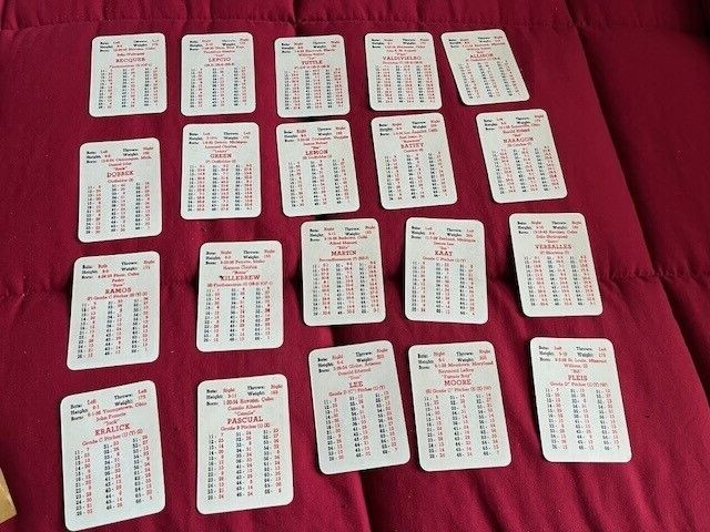 APBA 1961 Card Set with Roster Sheet and Original Box