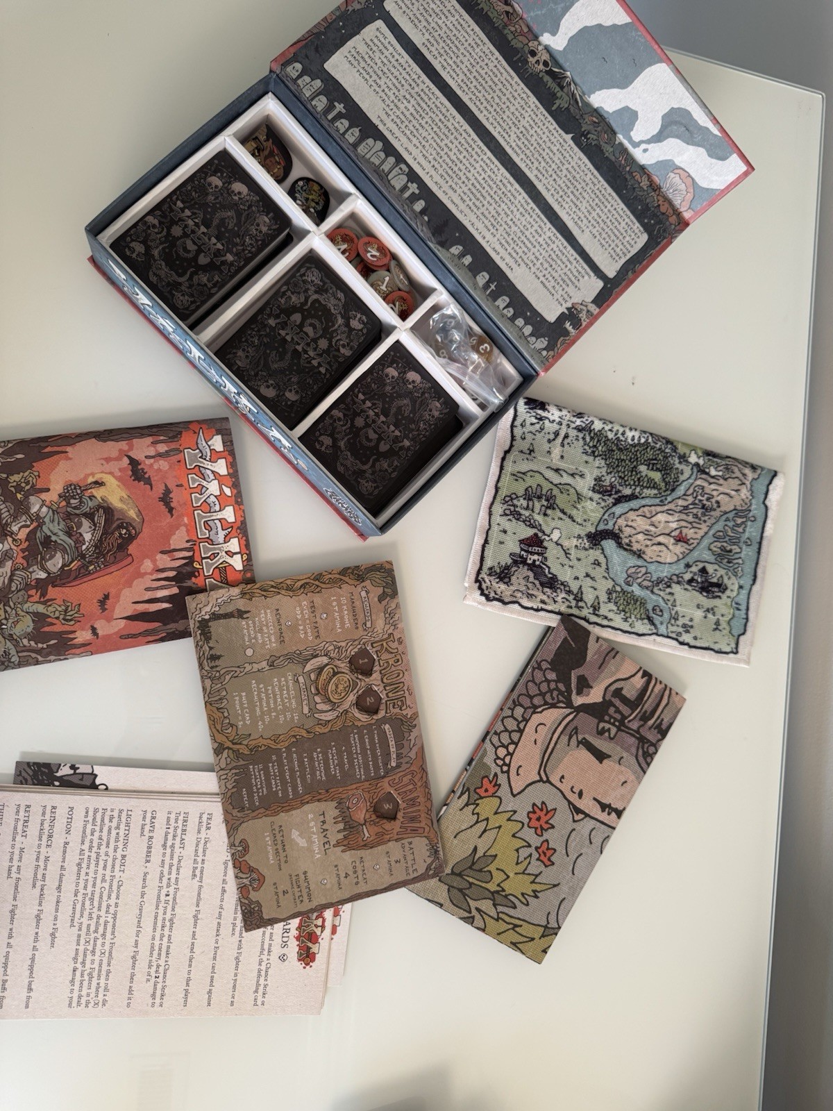 Valka Board Game Kickstarter Edition By Terrible Games Complete EXC