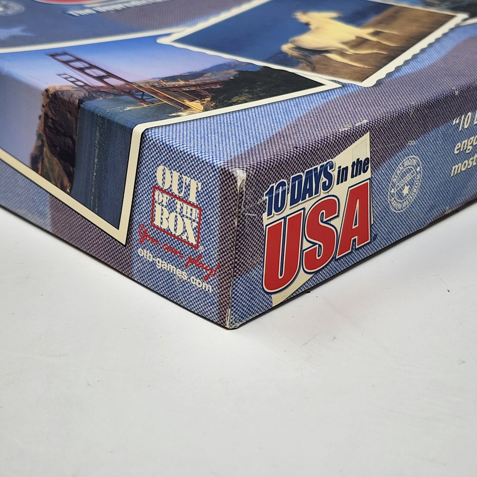 10 Days In The USA Board Game Out Of The Box Publishing 2003 Complete Pre-owned