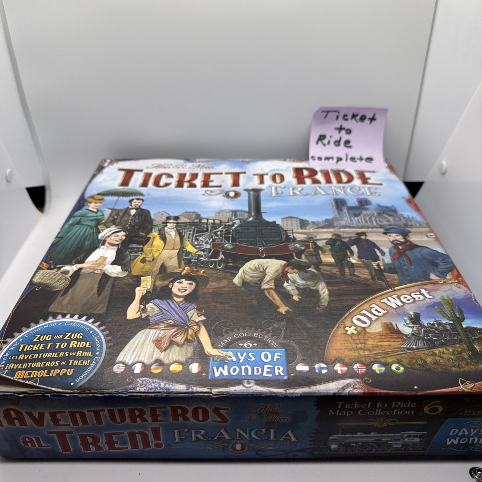 Ticket to Ride: Map Collection Volume 6 – France & Old West Board Game Complete
