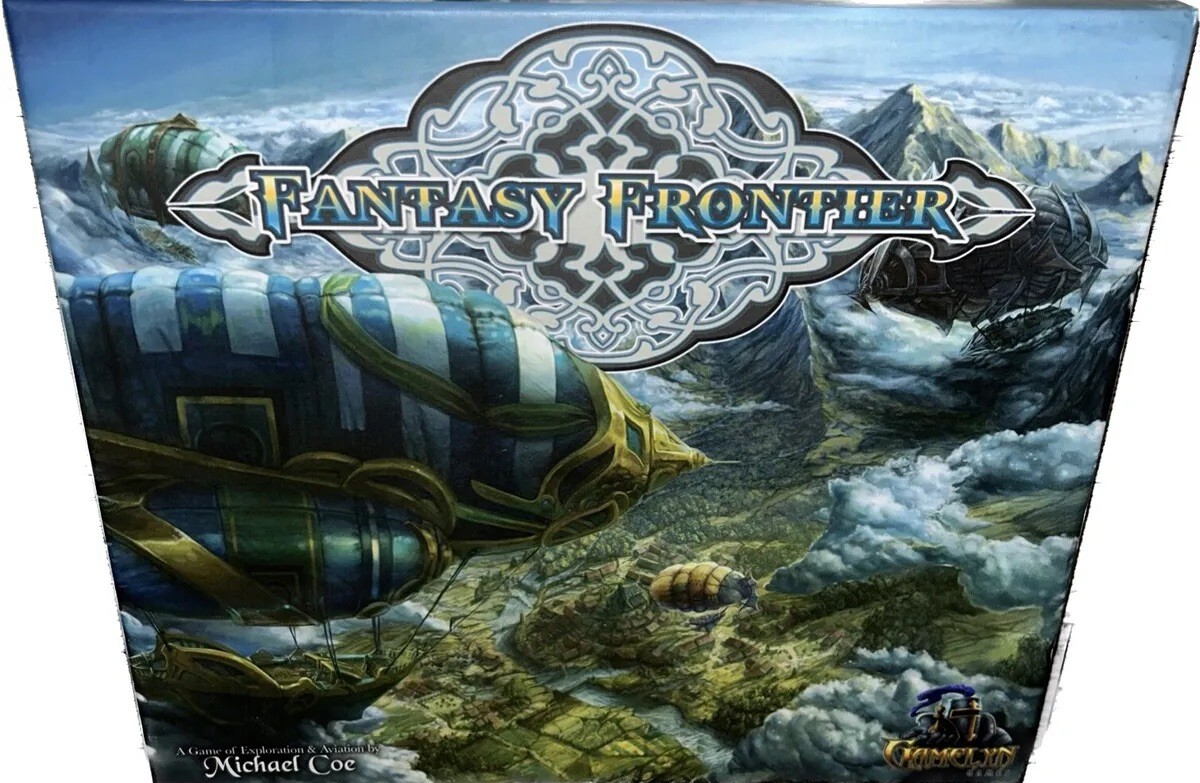 Gamelyn Games: Fantasy Frontier Board Game Fight, Fly, Explore (Complete, 2013)