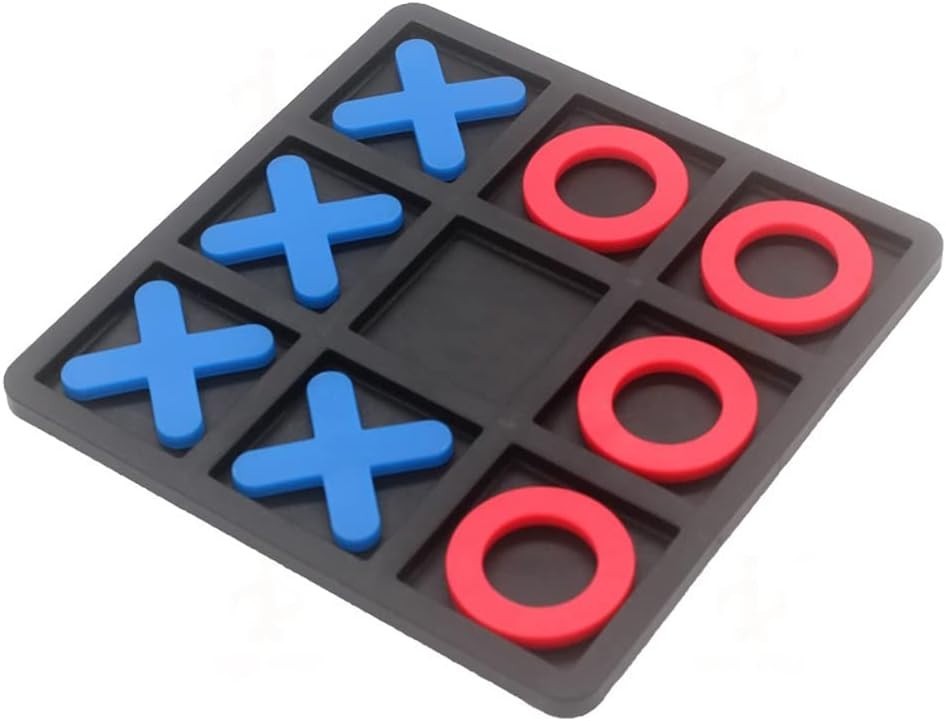Interactive Resin Tic Tac Toe Game for Kids – Perfect Travel Toy at 15 cm