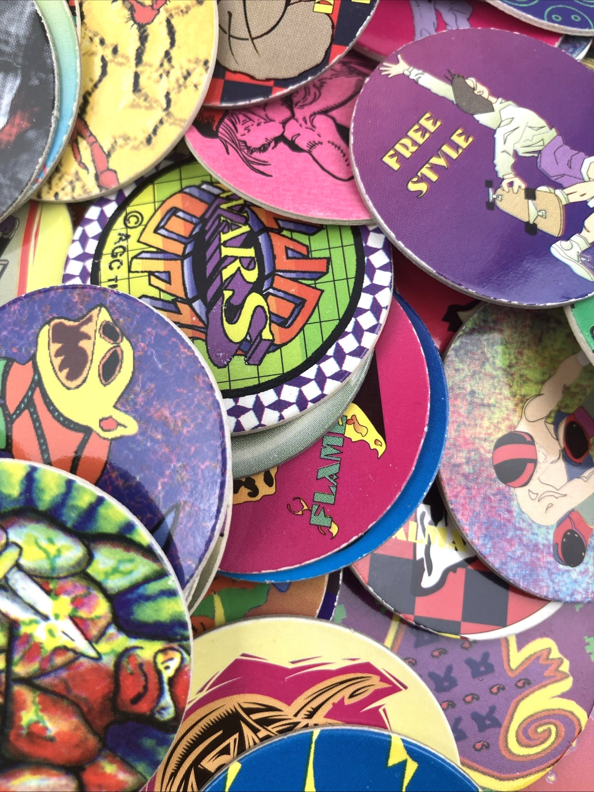 POGS LOT of 300+ Misc Variety Vintage