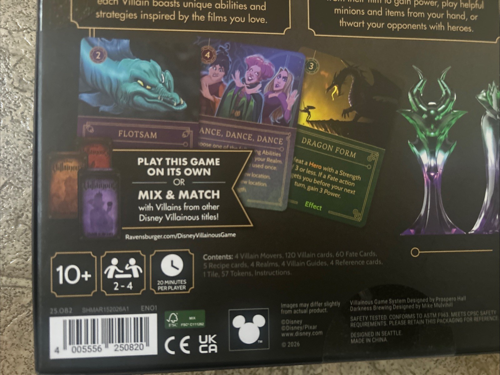 *NEW* Disney: Villainous- “Darkness Brewing” Board Game ~ IN HAND ~ Fast Ship