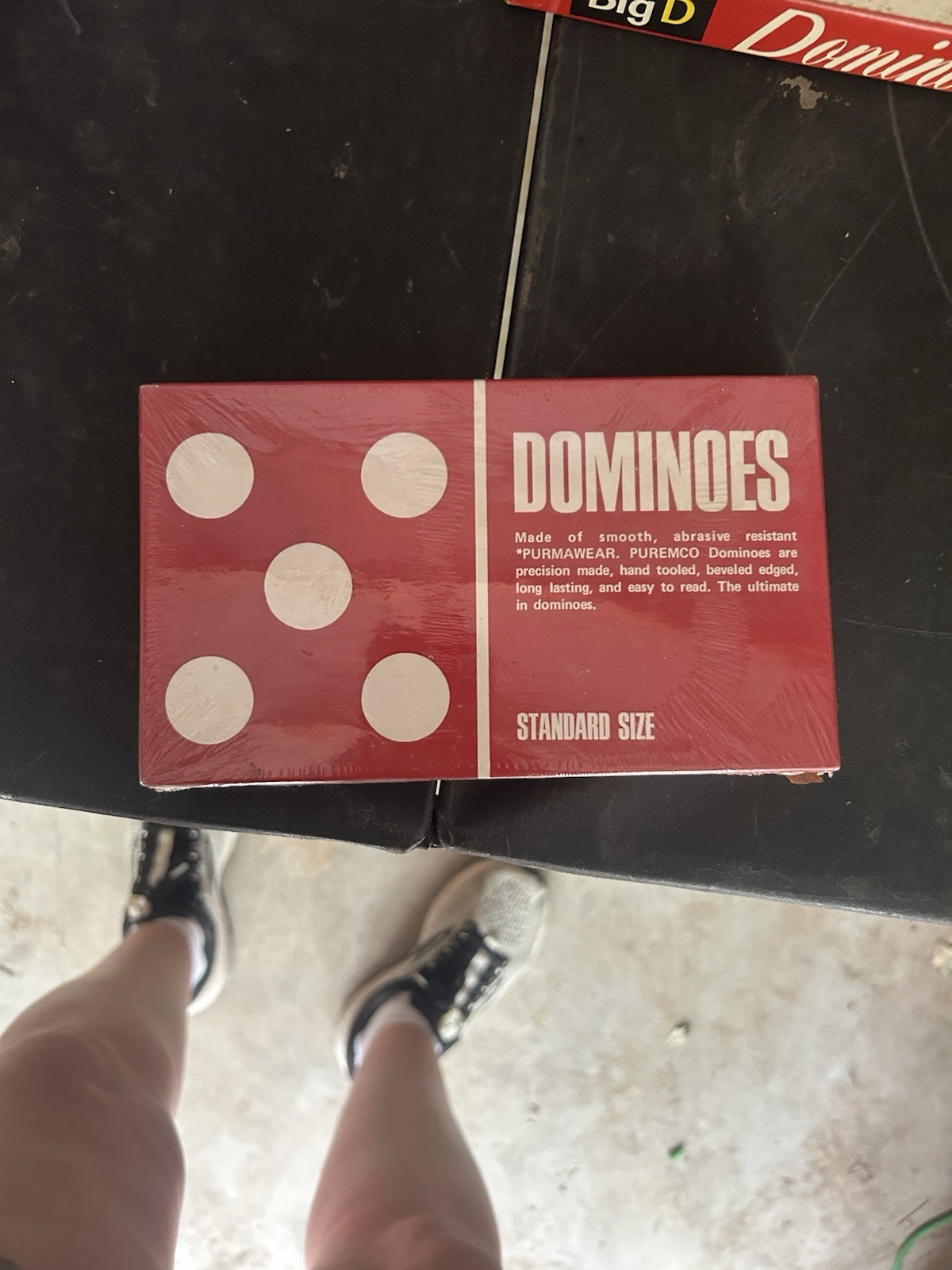 PUREMCO MFG. CO. No. 30 Standard Dominoes Boxed Set Strategy Vintage 8+