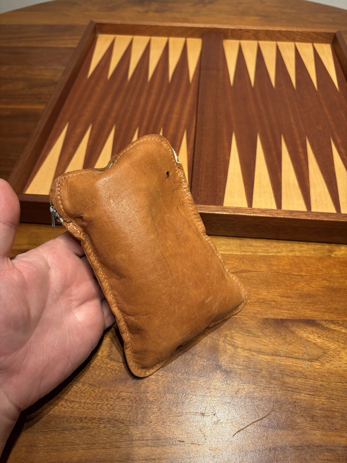 German Handmade Wooden Backgammon Set – Complete – Andreas Kölsch