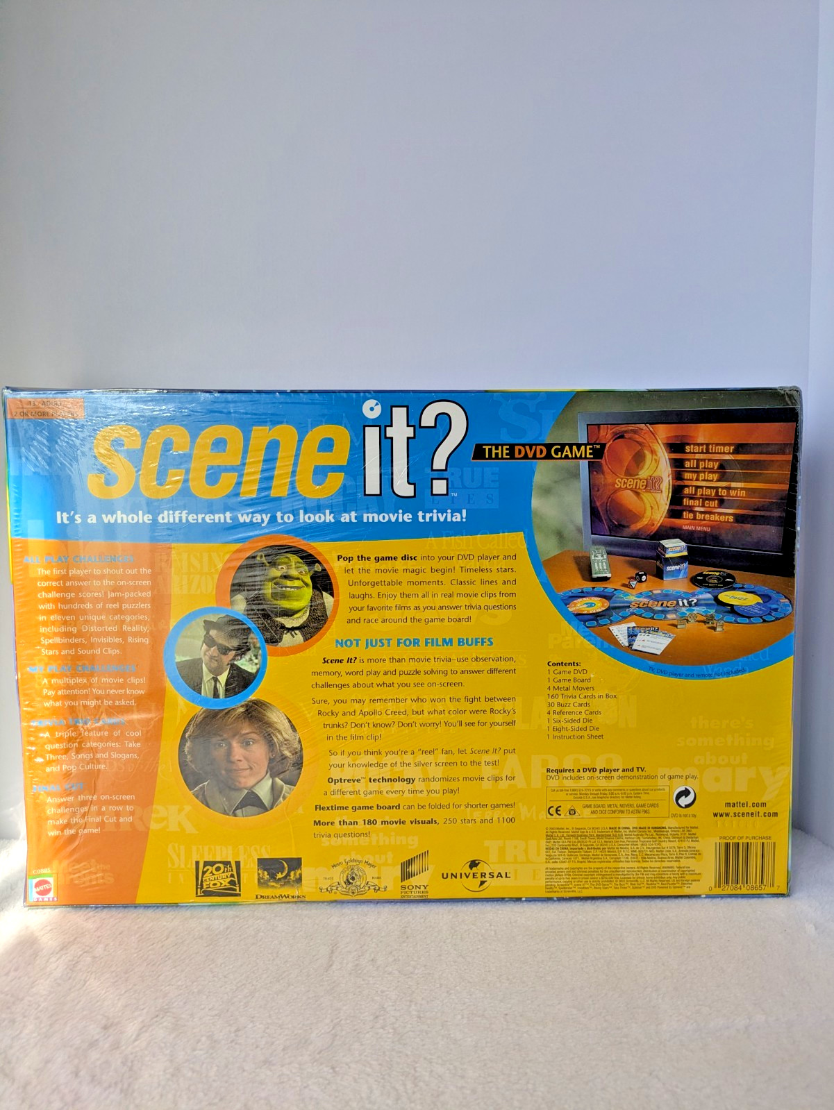 Scene It? DVD Game 2003 Screenlife Classic Movie Trivia Party NEW Sealed