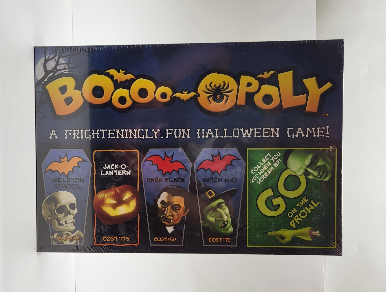 Boo Opoly Board Game Family Fun Spooky Halloween Seasonal Games Night Sealed