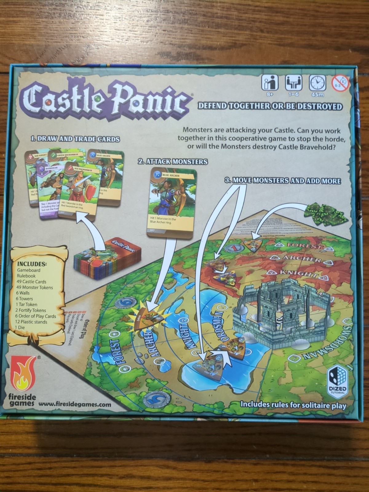 Castle Panic Board Game 2nd Edition Cooperative Strategy Game – Complete