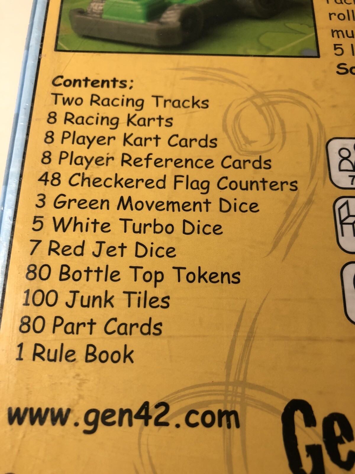 Junkyard Races Board Game (2010) NEW Gen 42 Games Racing/Set Collection