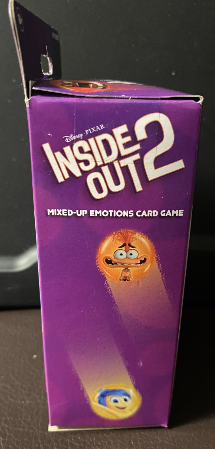 Disney Pixar Inside Out 2 Mixed-Up Emotions Card Game W/ Collectible Figure NEW