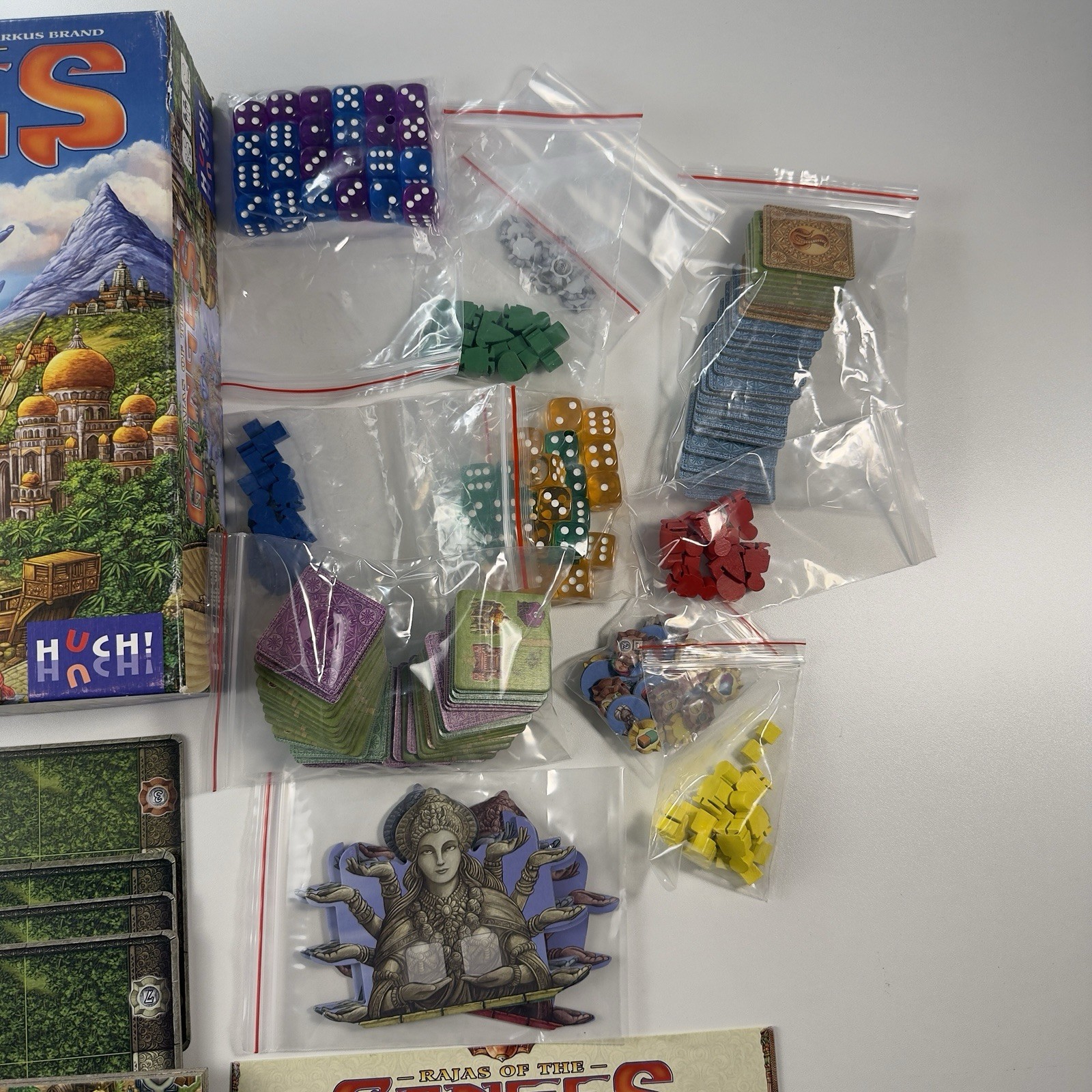 Rajas Of The Ganges Board Game 2018 Huch R&R Games Complete