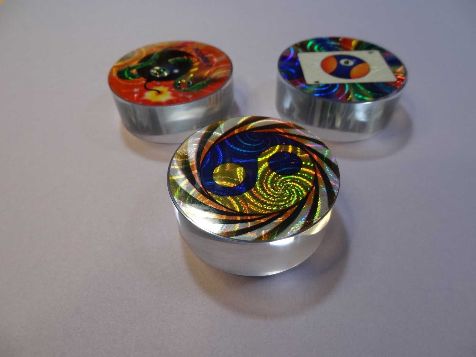 Pogs * Slammers * Miscellaneous * 3 Different * 1-1/2″ x 1/2″ Colorful * Set 1