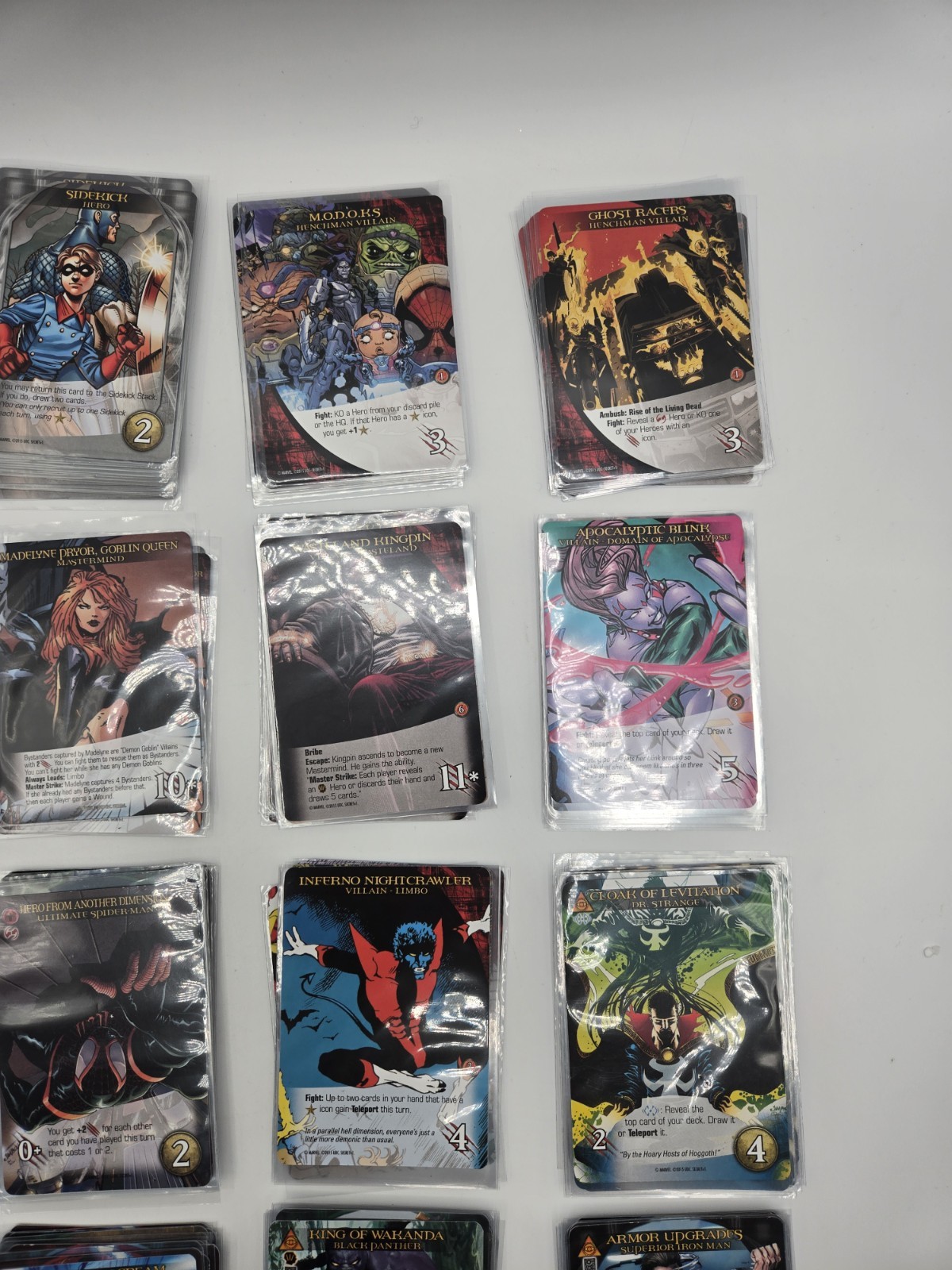 Marvel Legendary Deck Building Game Dark City Plus More !