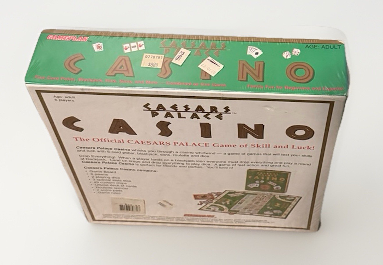 Brand New Vintage Caesars Palace Casino Themed Board Game