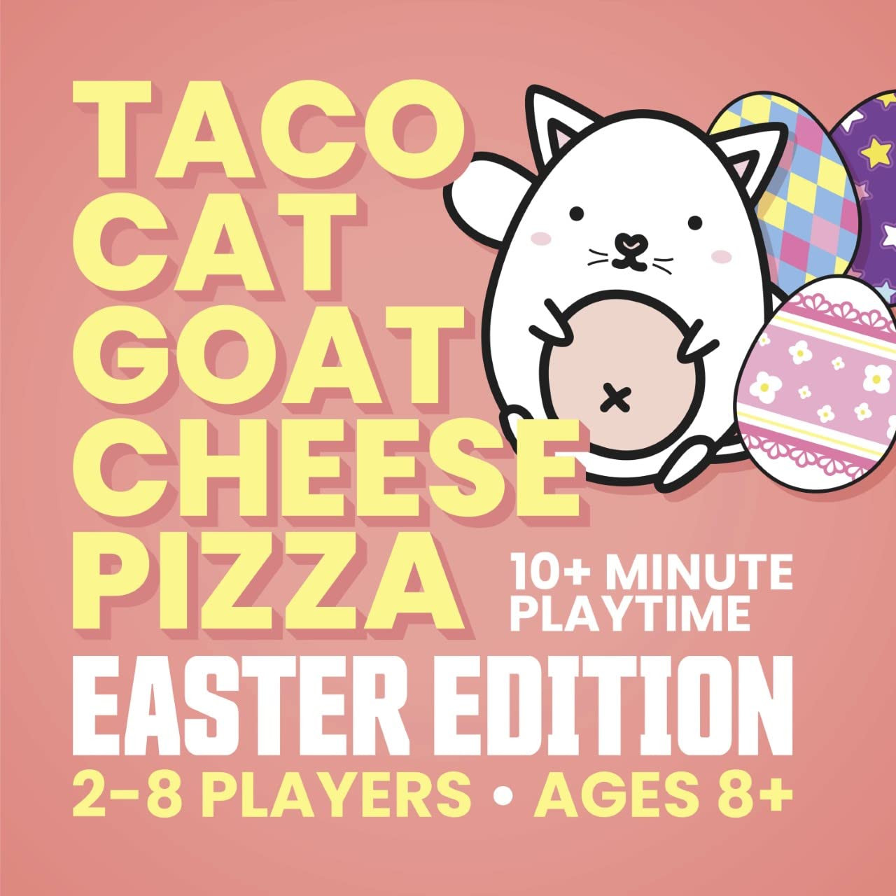 Taco Cat Goat Cheese Pizza Easter Edition Tabletop Game Party Fun