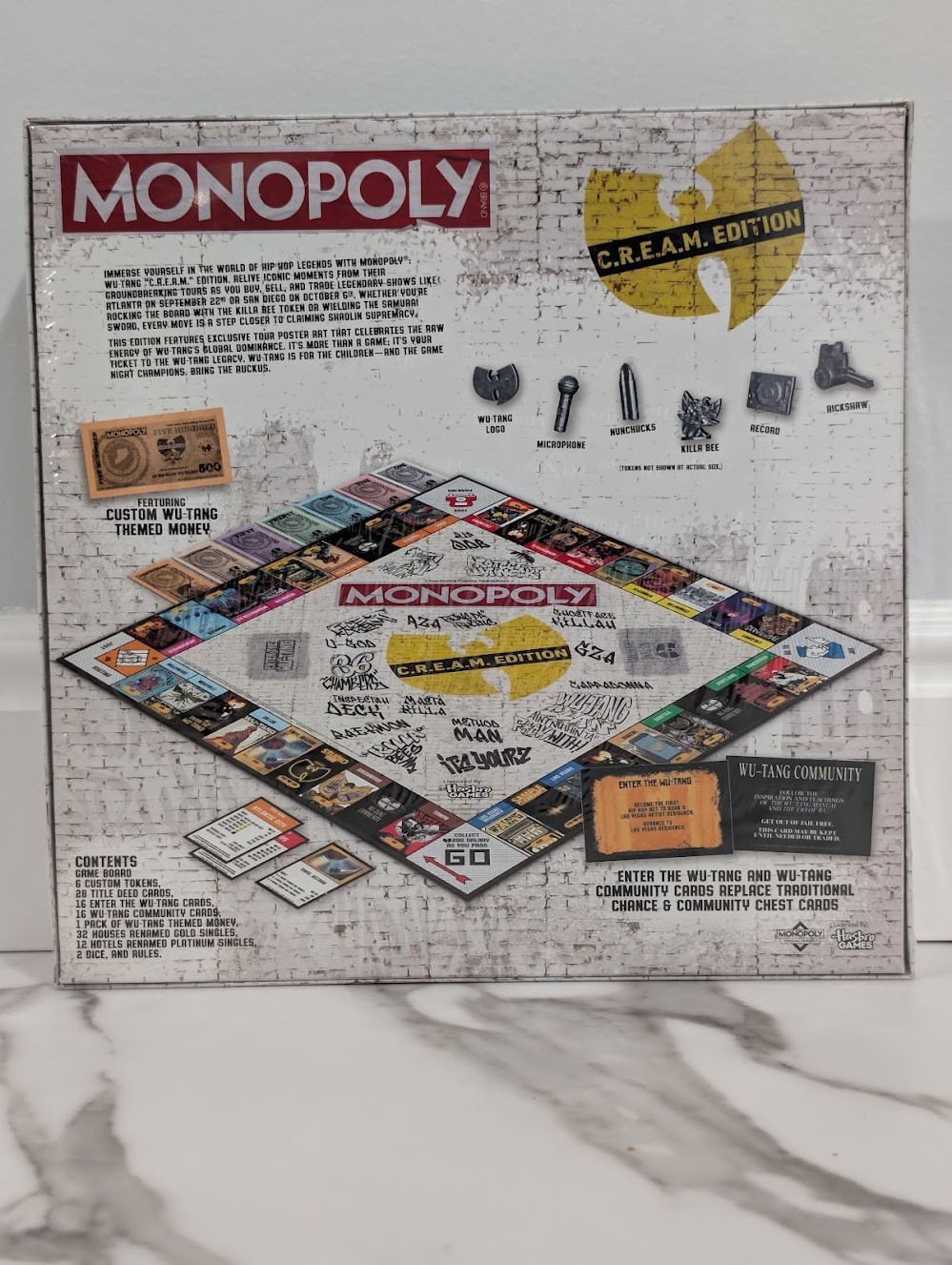 Wu Tang Clan: Official MONOPOLY® Board Game | Limited Edition – Immediate SHIP