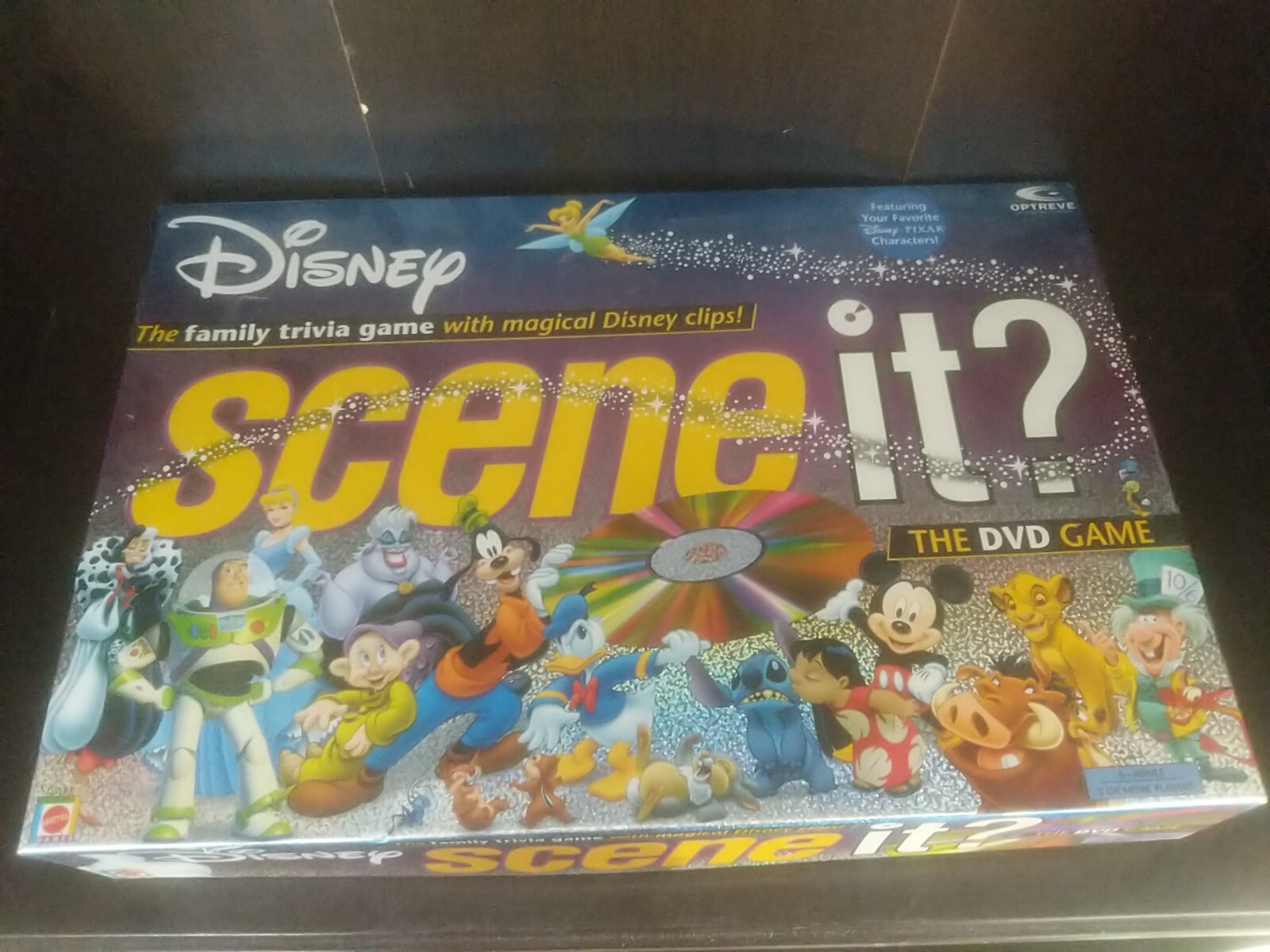 Disney Scene It – DVD Family Board Game – 2004 Edition – missing peice see pic