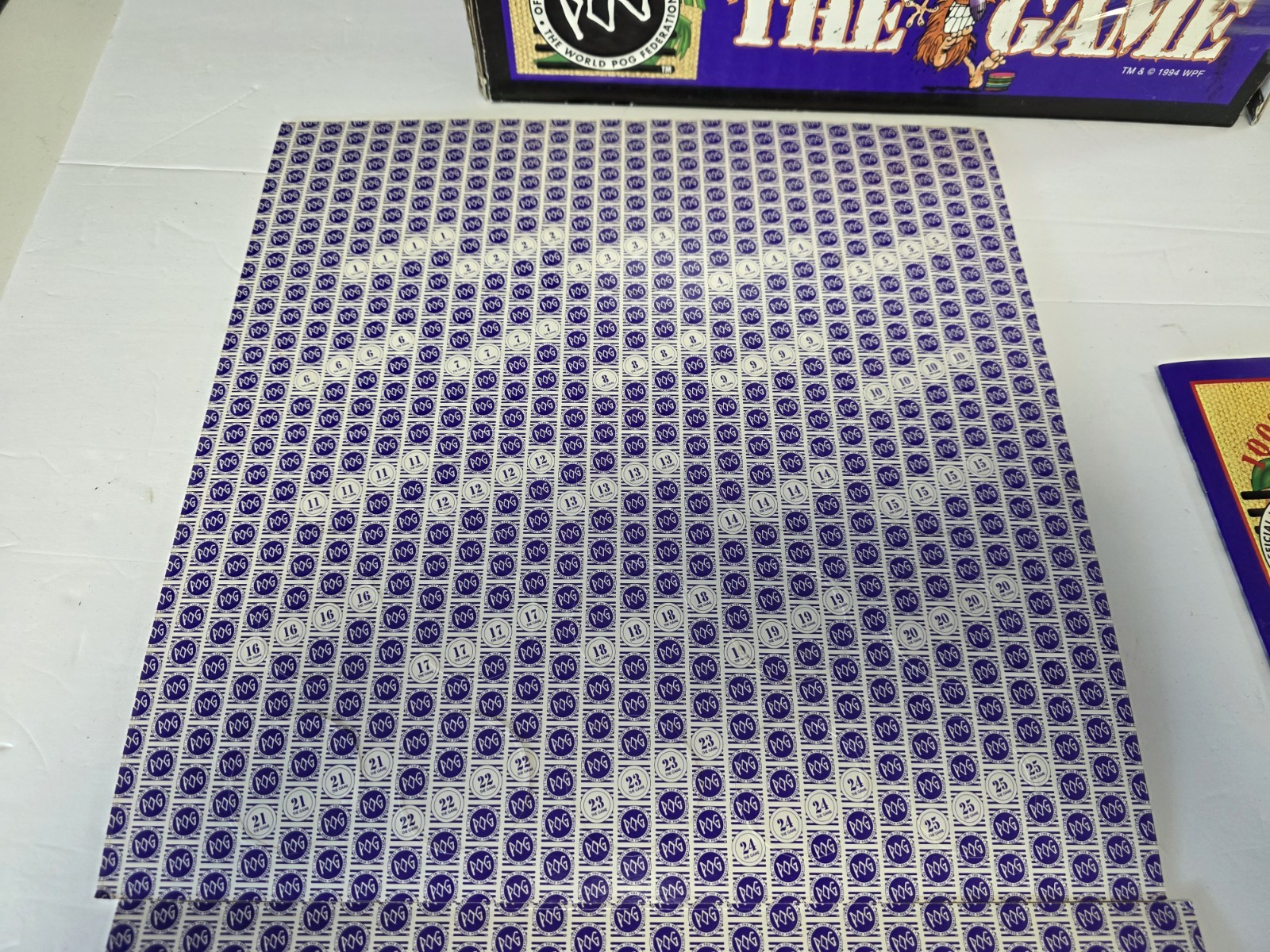 Vintage 1994 POG The Game World POG Federation Milton Bradley COMPLETE UNUSED!