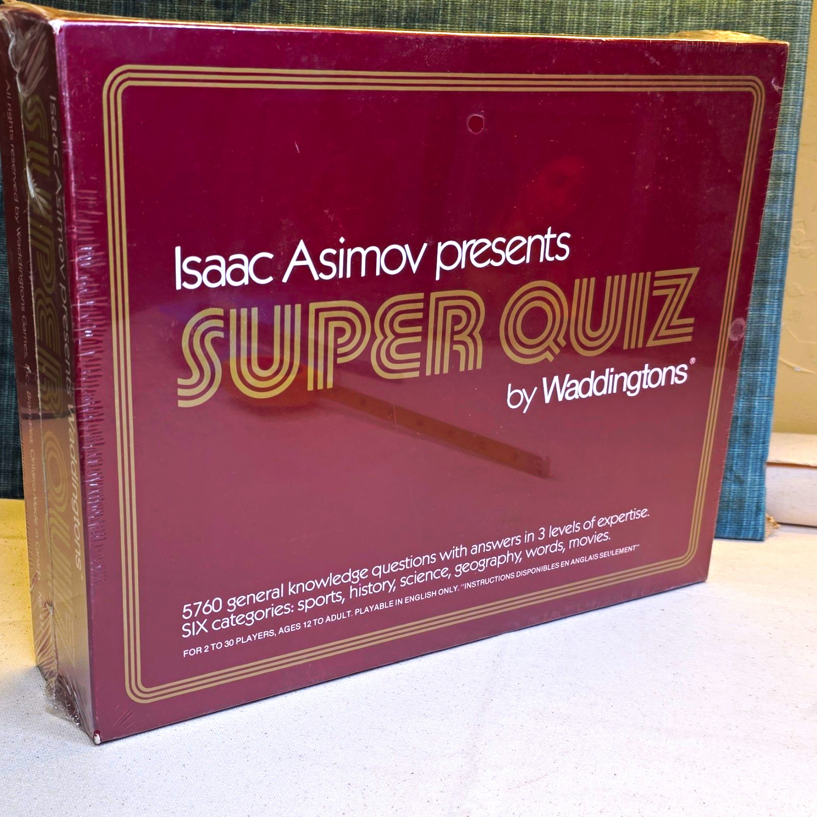 Waddingtons Super Quiz General Knowledge Quiz Game No. 411 Shrink-Wrapped