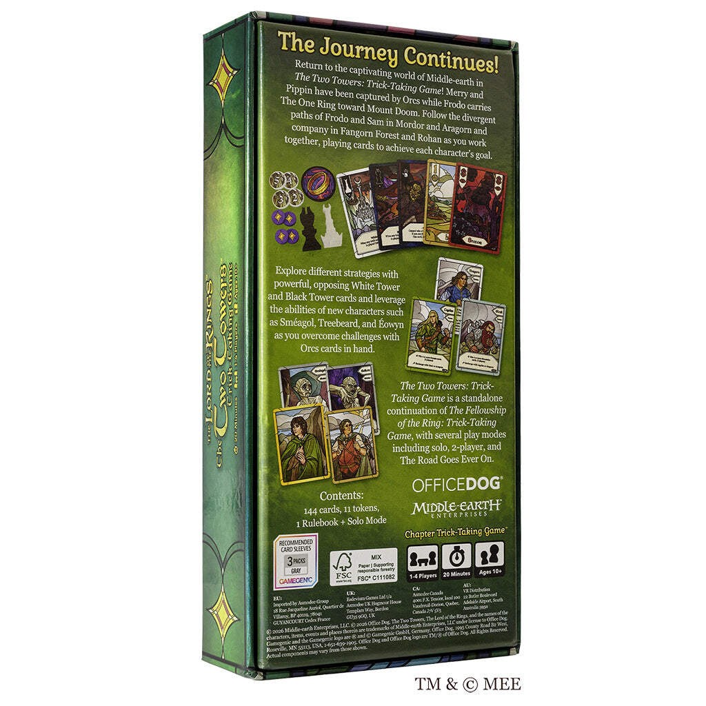 The Two Towers – Trick Taking Game: Office Dog Board Games
