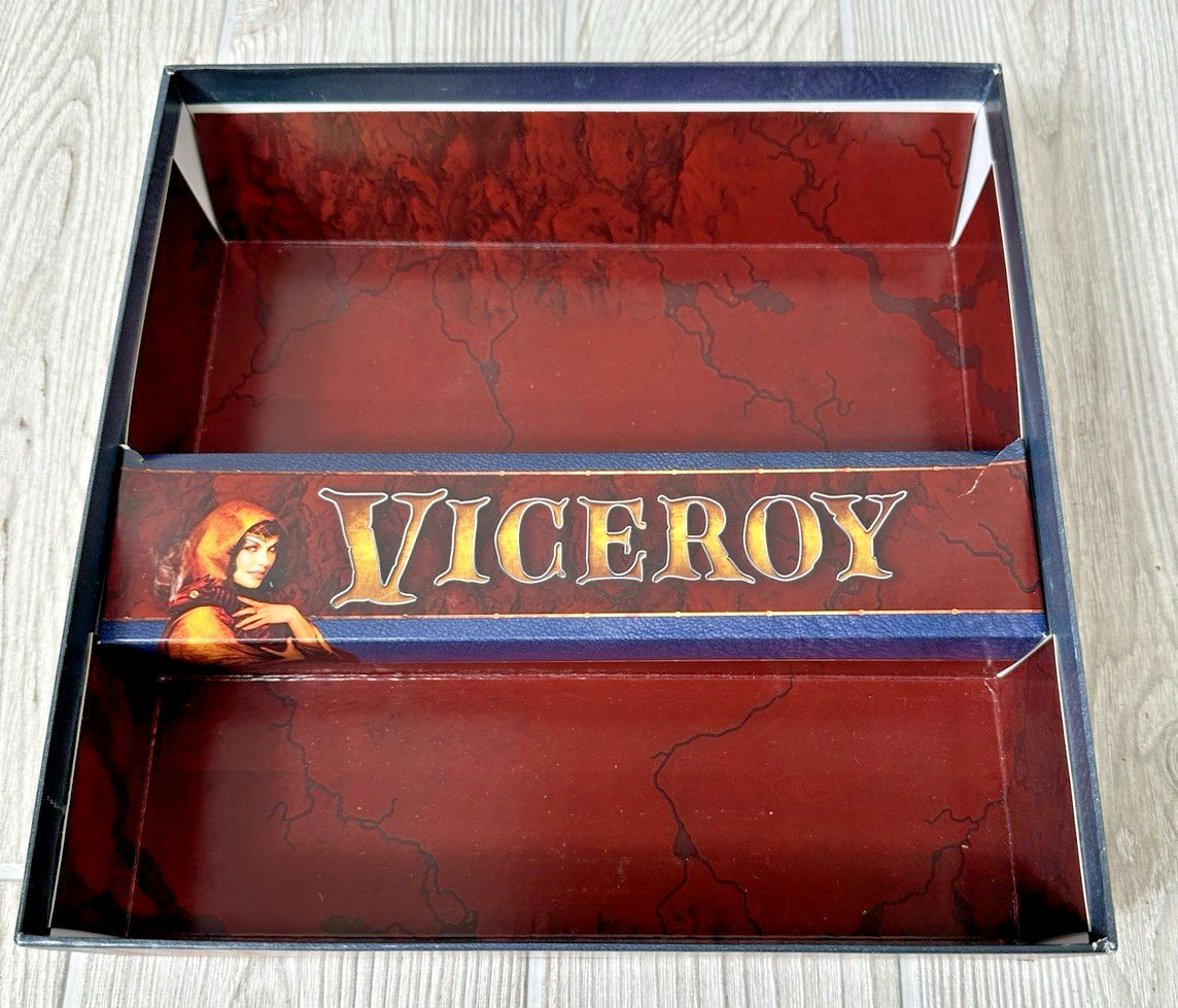 Viceroy Board Game Hobby World Unpunched Cards Sealed Cards Strategy COMPLETE