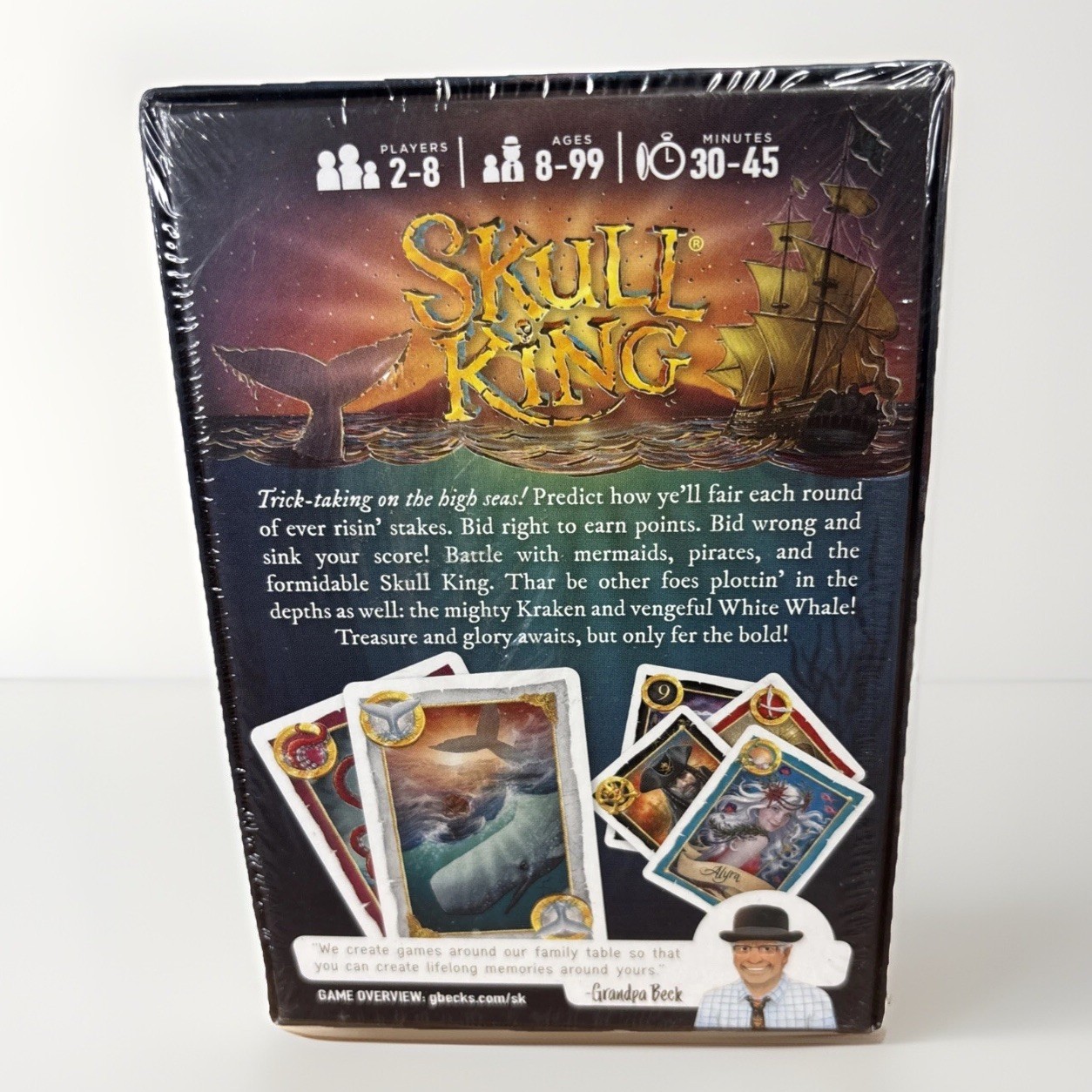 Grandpa Beck’s Games Skull King & Reign Of Dragoness Cards New