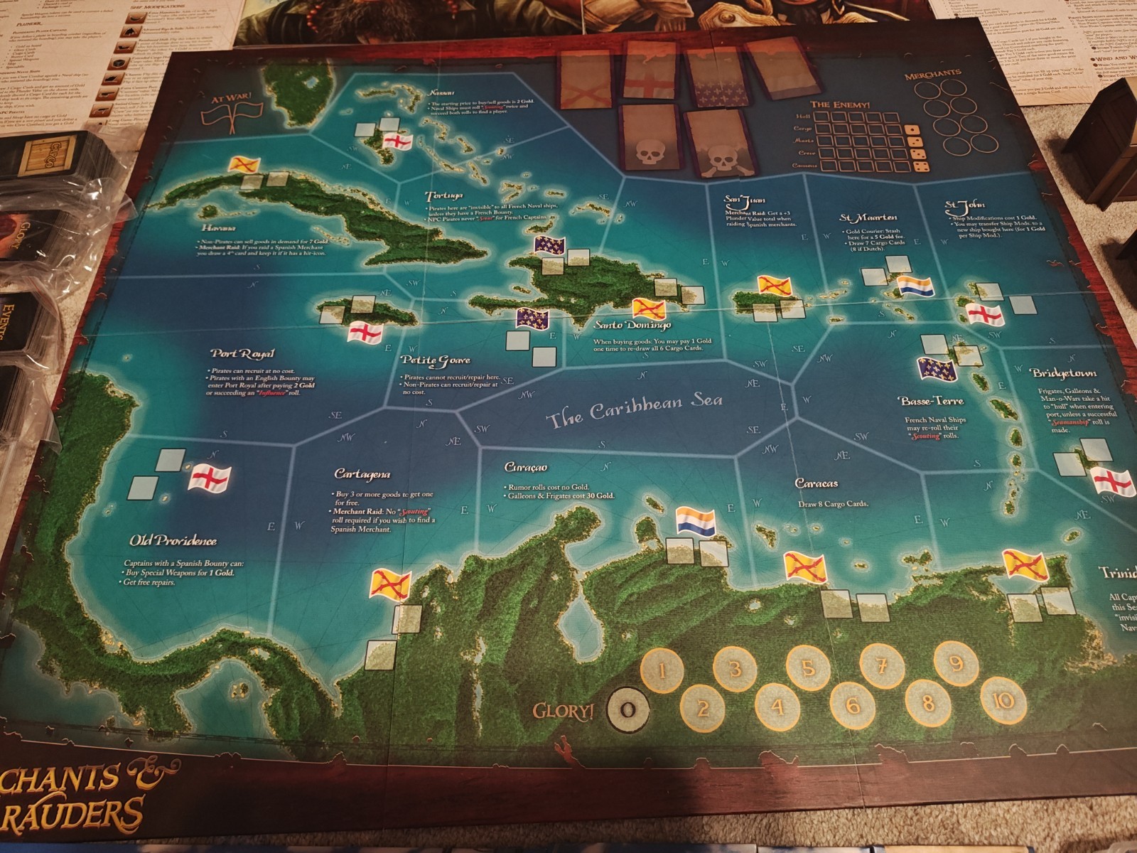 Merchants & Marauders and Seas of Glory Expansion (out of print) – Barely used