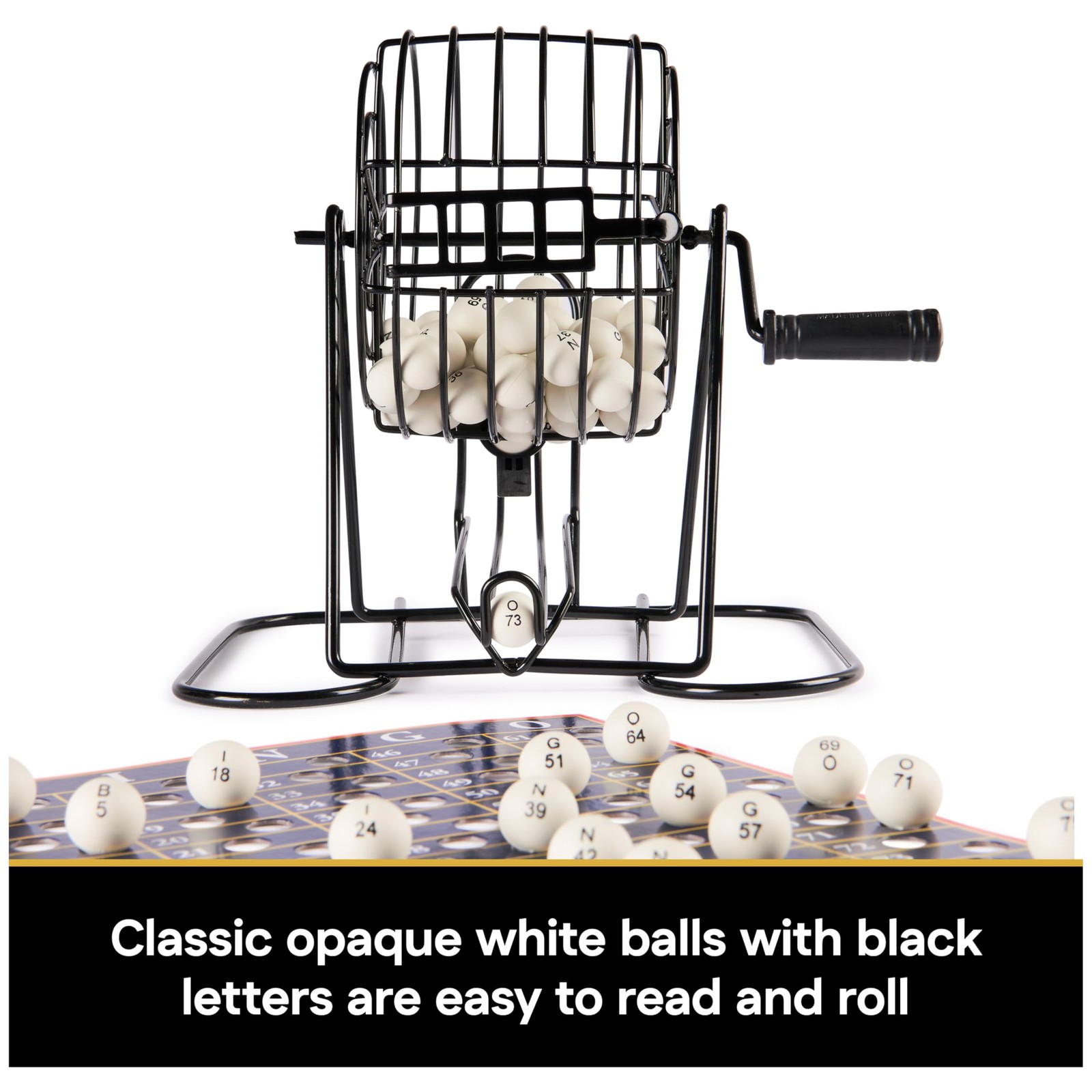Bingo Game Cage Deluxe Metal Numbered Balls Cards Daubers Spin Master Games Ages