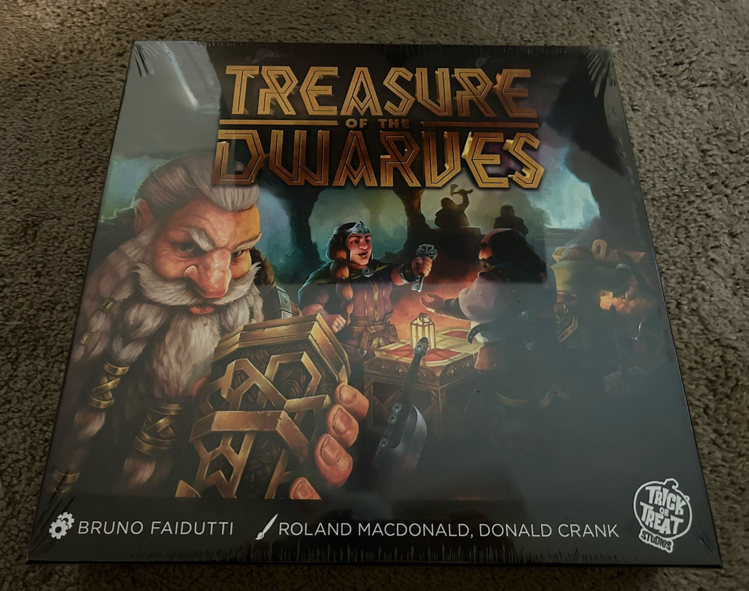 Bruno Faidutti Treasure of the Dwarves Fantasy Board Game 2+ Players 8+ 2011