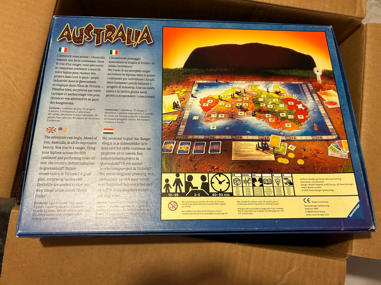 Lot of 5 – Board Game Australia, Police Precinct, Fast Flowing Forest Fellers