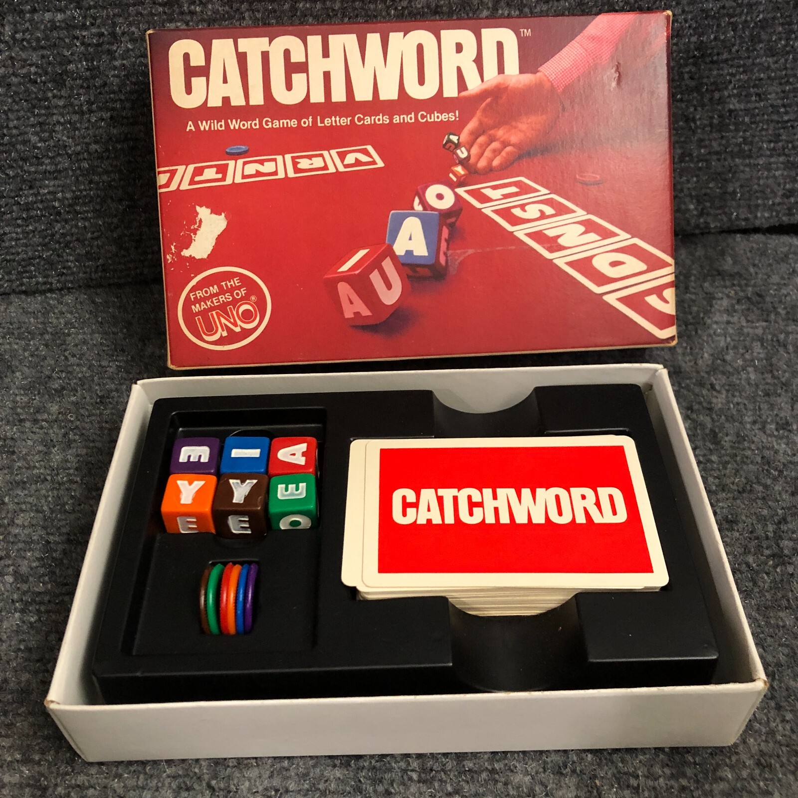 CATCHWORD From The Makers Of UNO Vintage 1982 Word Game #1010 Complete
