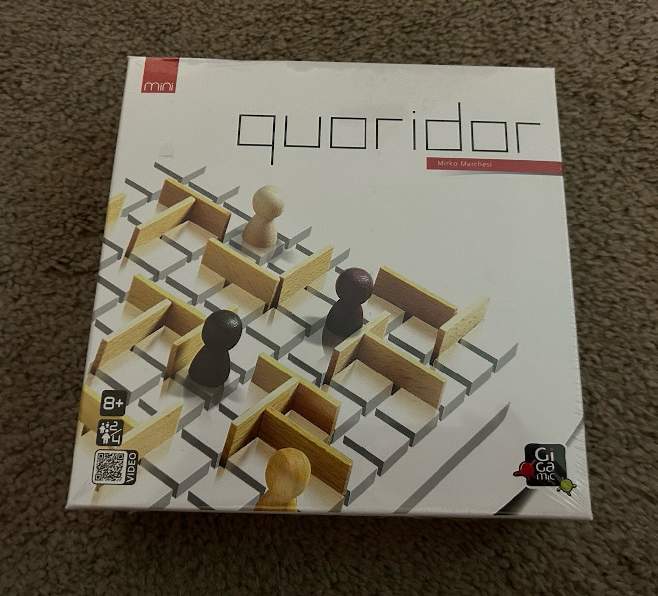Gigamic Quoridor Mini Strategy Board Game Mensa Select Award 2+ Players 8+