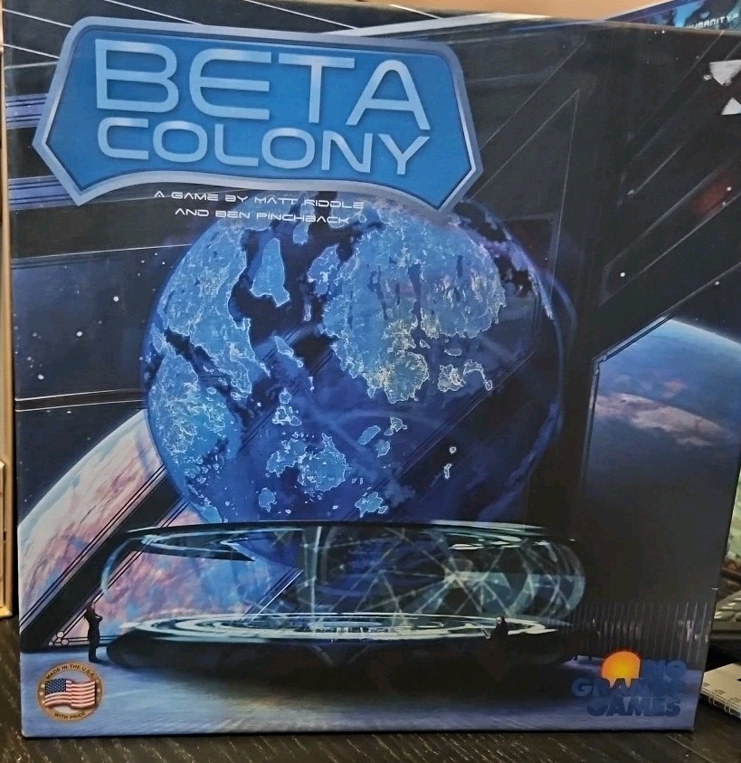 Rio Grande Boardgame Beta Colony Box VG+/NM