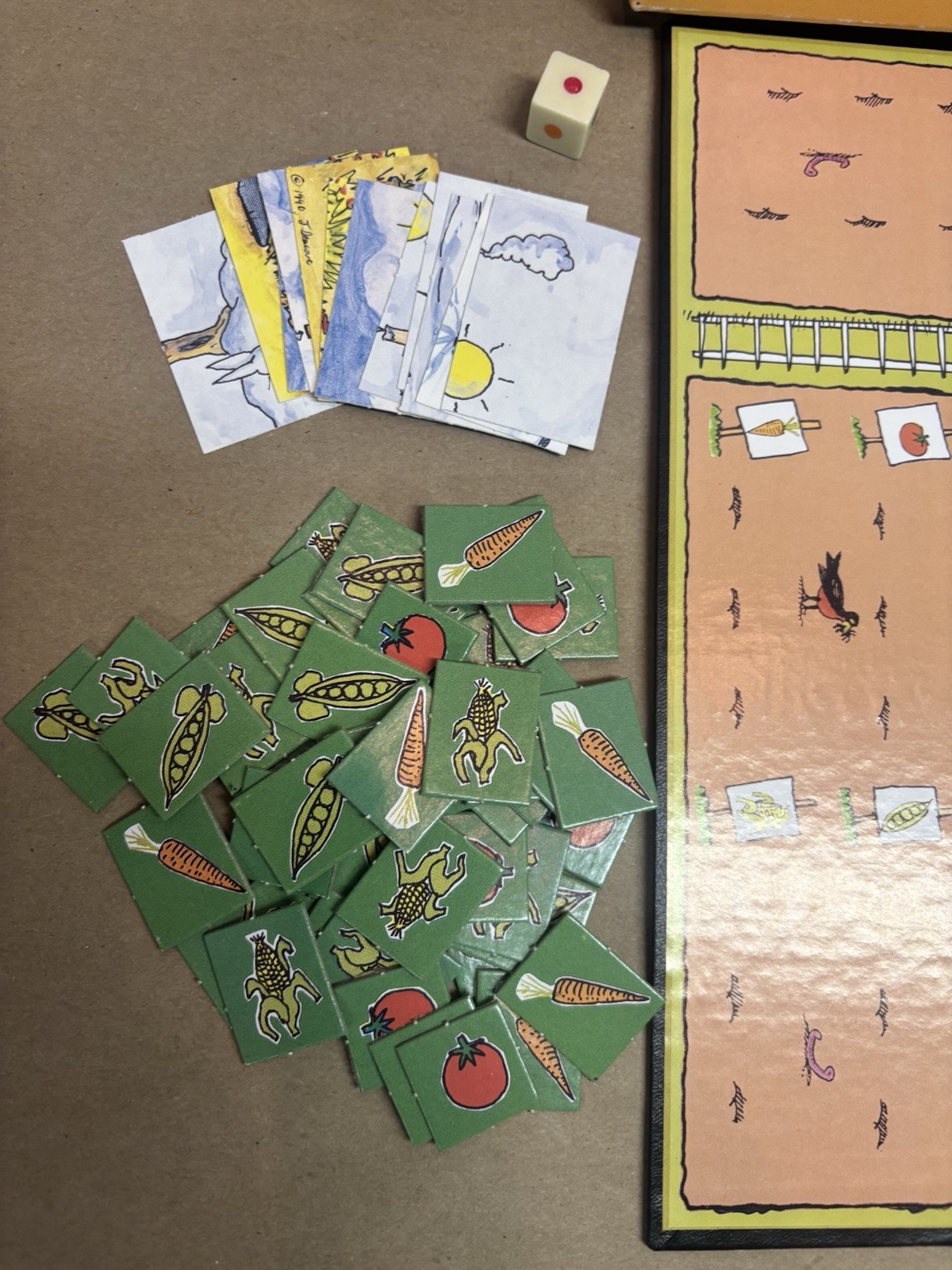 VTG HARVEST TIME Cooperative Game for 3-7 Year Olds-Family Pastimes-RARE