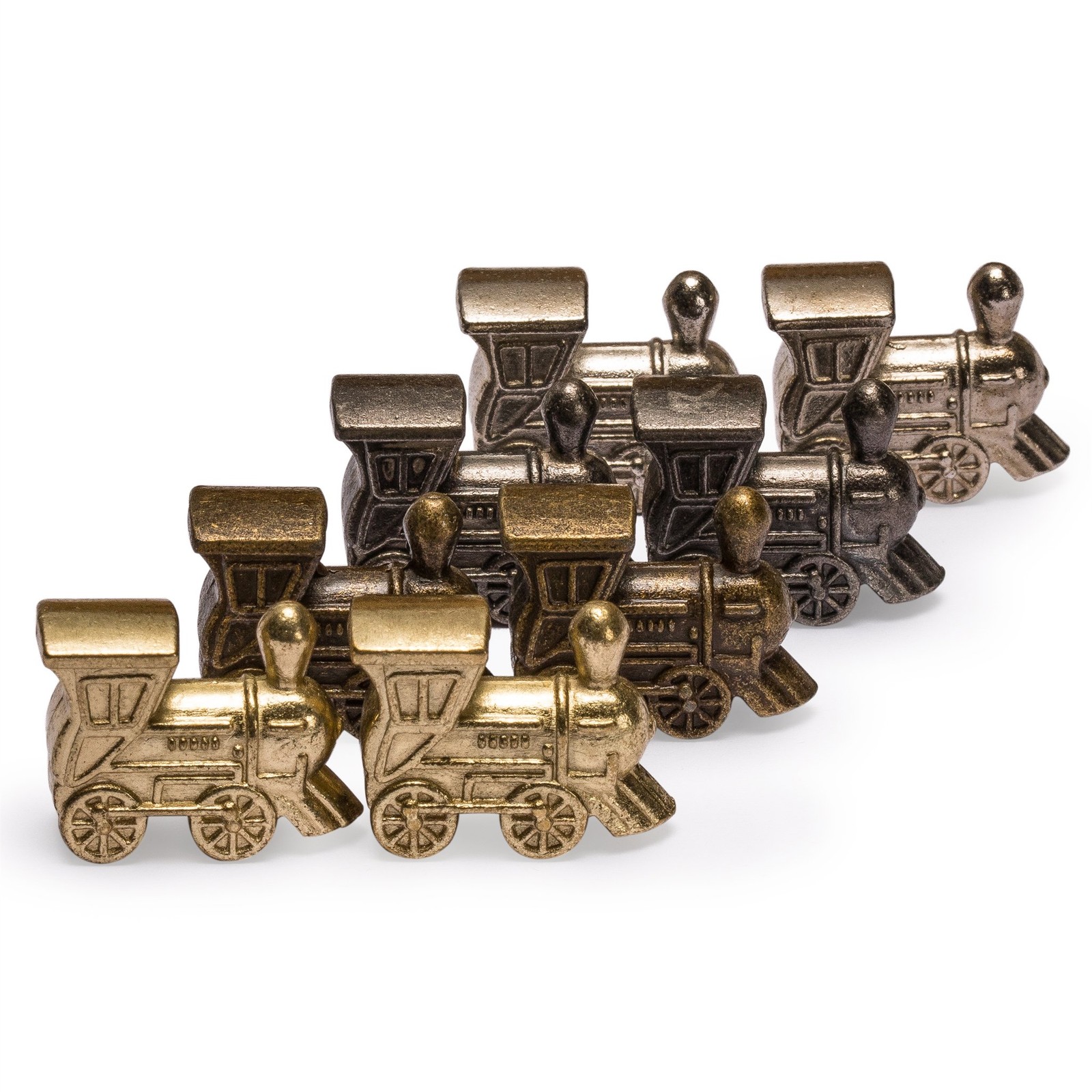 Yellow Mountain Imports Mexican Train Dominoes Accessory Set (5.8-Inch Wooden Hu