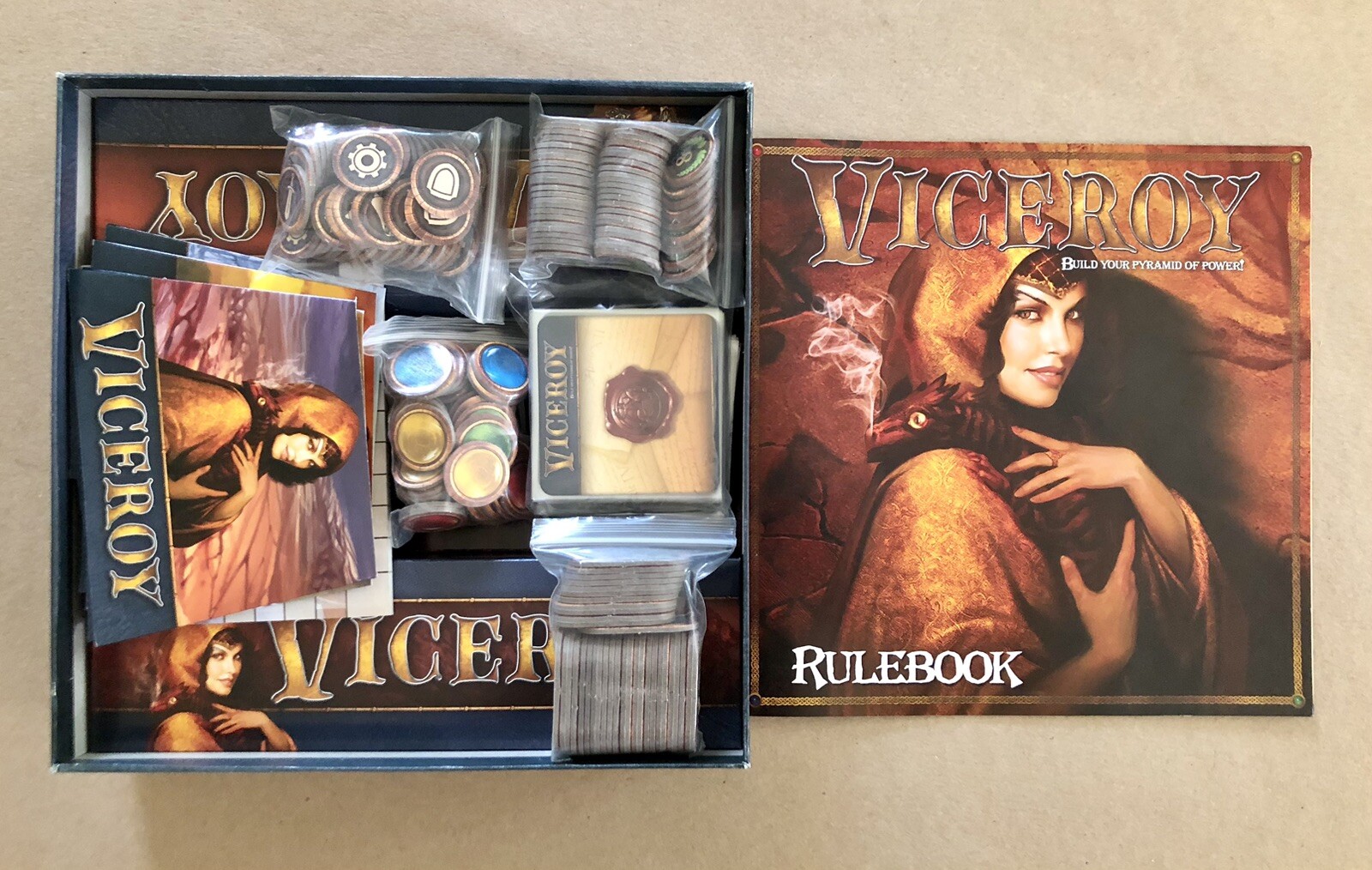 VICEROY, Limited Edition, Mayday Games, 1-4 Players, Ages 13+, Complete Set