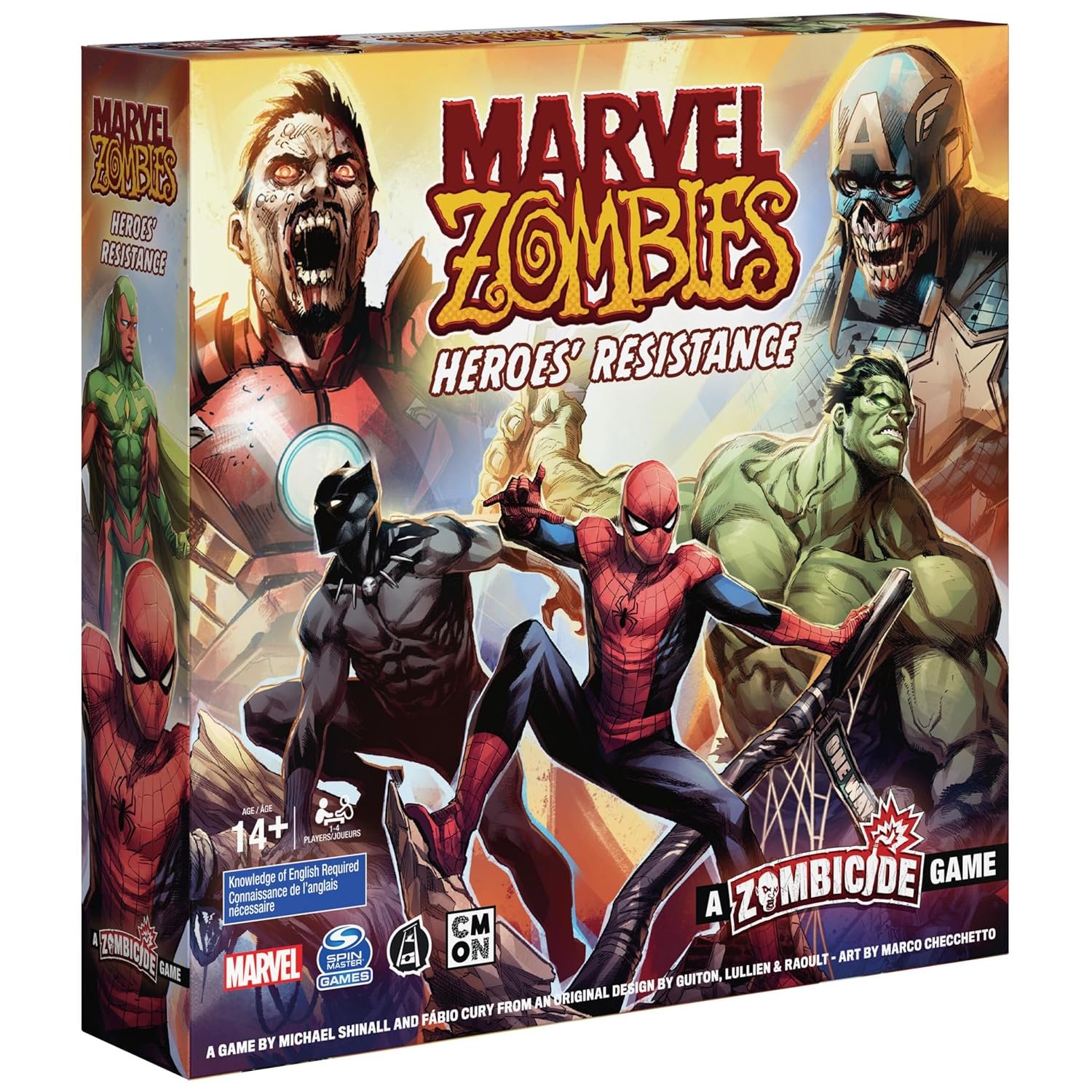Marvel Zombies: Heroes’ Resistance Board Game Spin Master 1-4 Players 14+