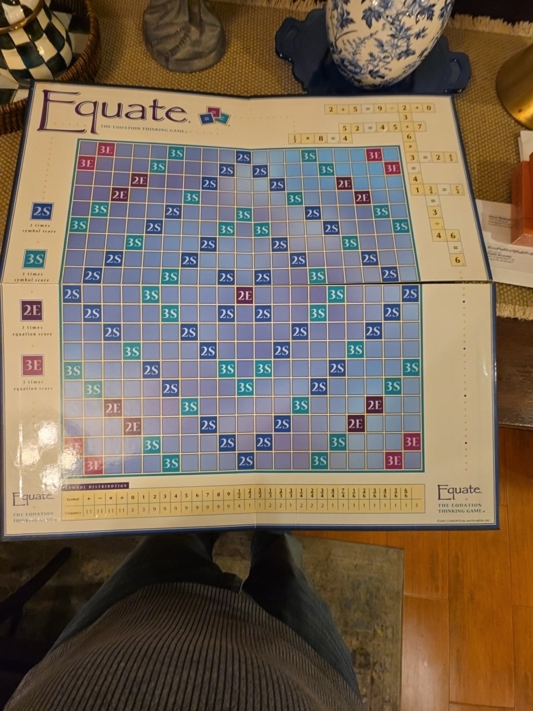 Equate The Equation Thinking Board Game – Home School – Math – Complete