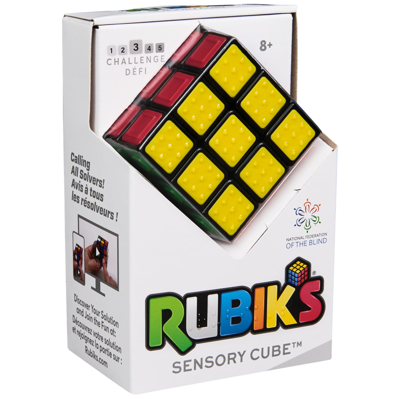 Rubik’S Rubiks Puzzle Brain Teaser Game Rubikssensorycube3X3 6065556