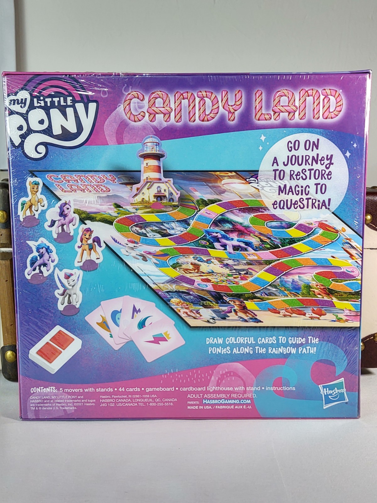 New Hasbro My Little Pony Candy Land Preschool Game 3+ Years Educational Fun