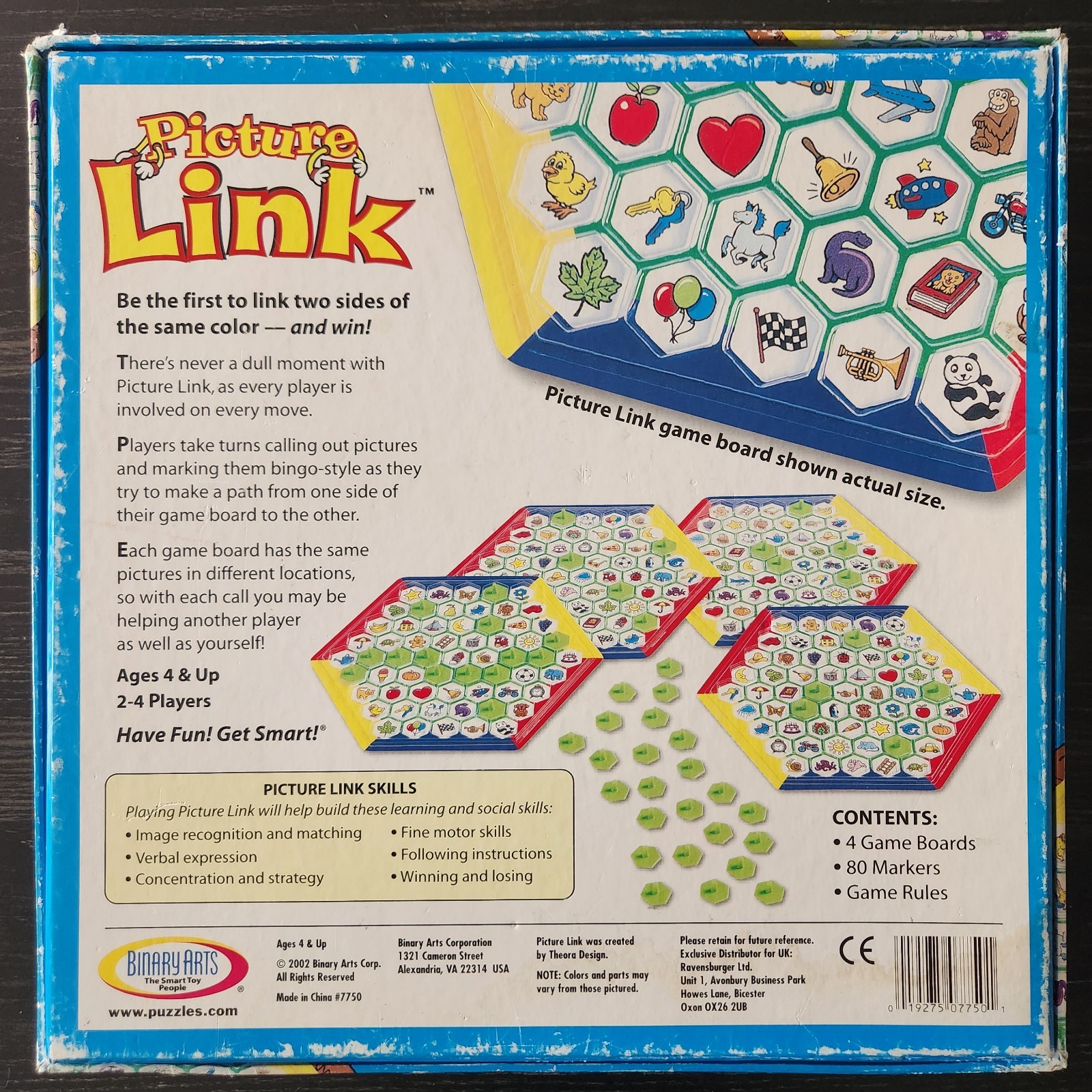 Binary Arts – Picture Link The Path-Making Match Game Ages 4 & Up 2002