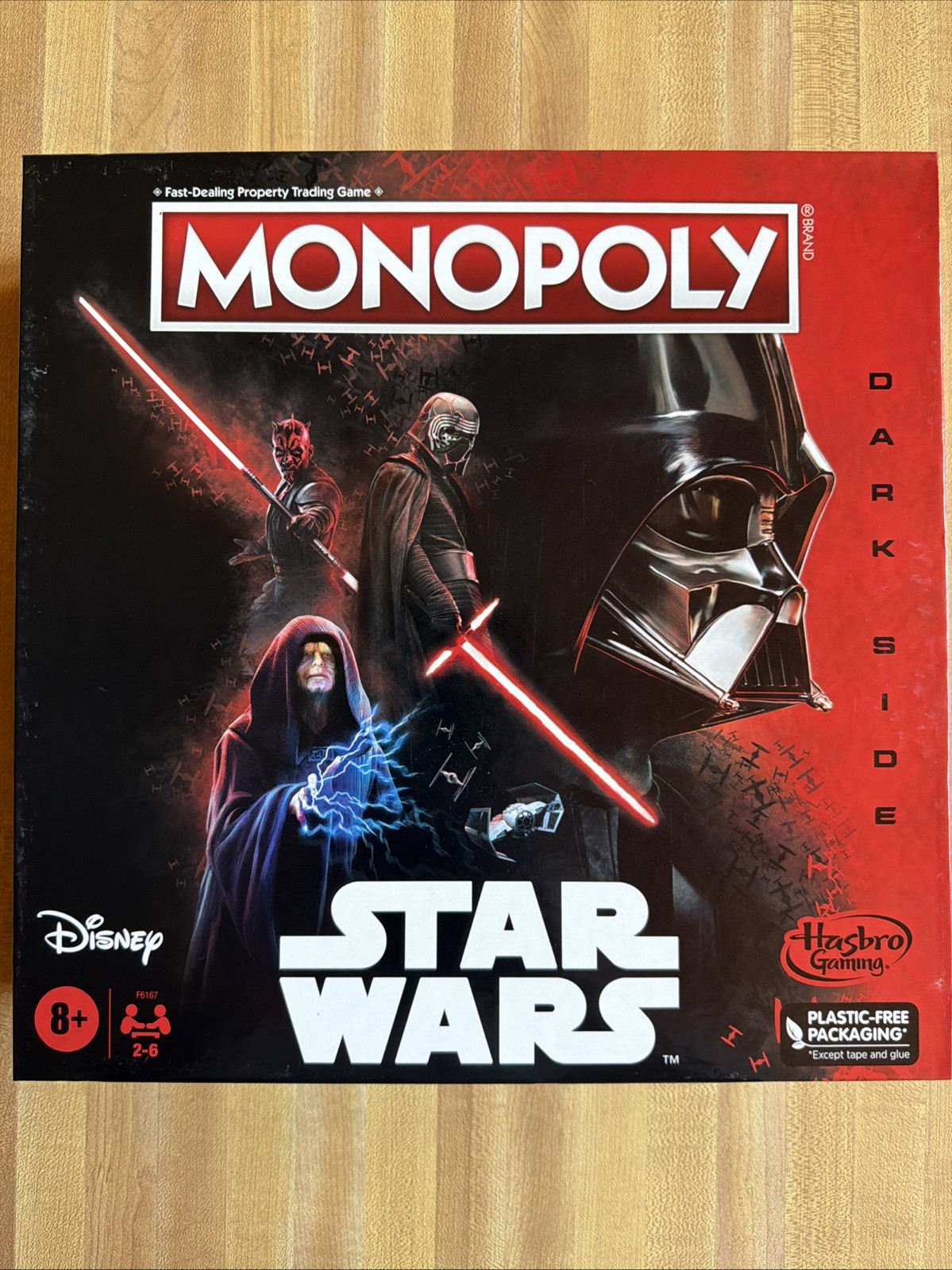 Disney Star Wars Monopoly Dark Side Edition Board Game NEW Sealed Hasbro