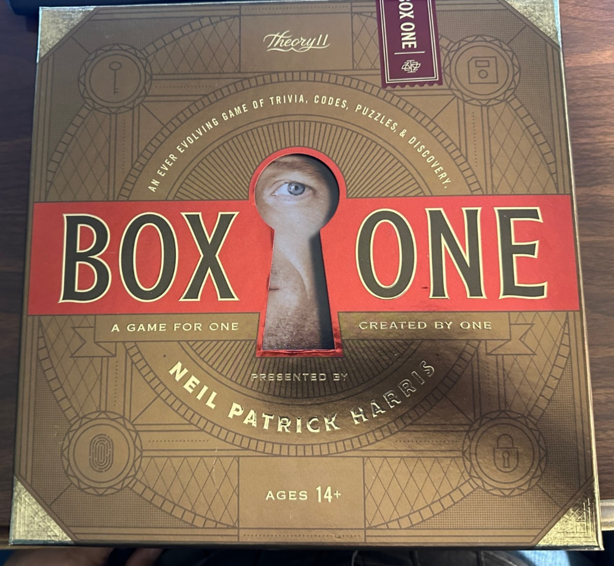 BOX ONE by Neil Patrick Harris Strategy Game Theory 11 Game – COMPLETE
