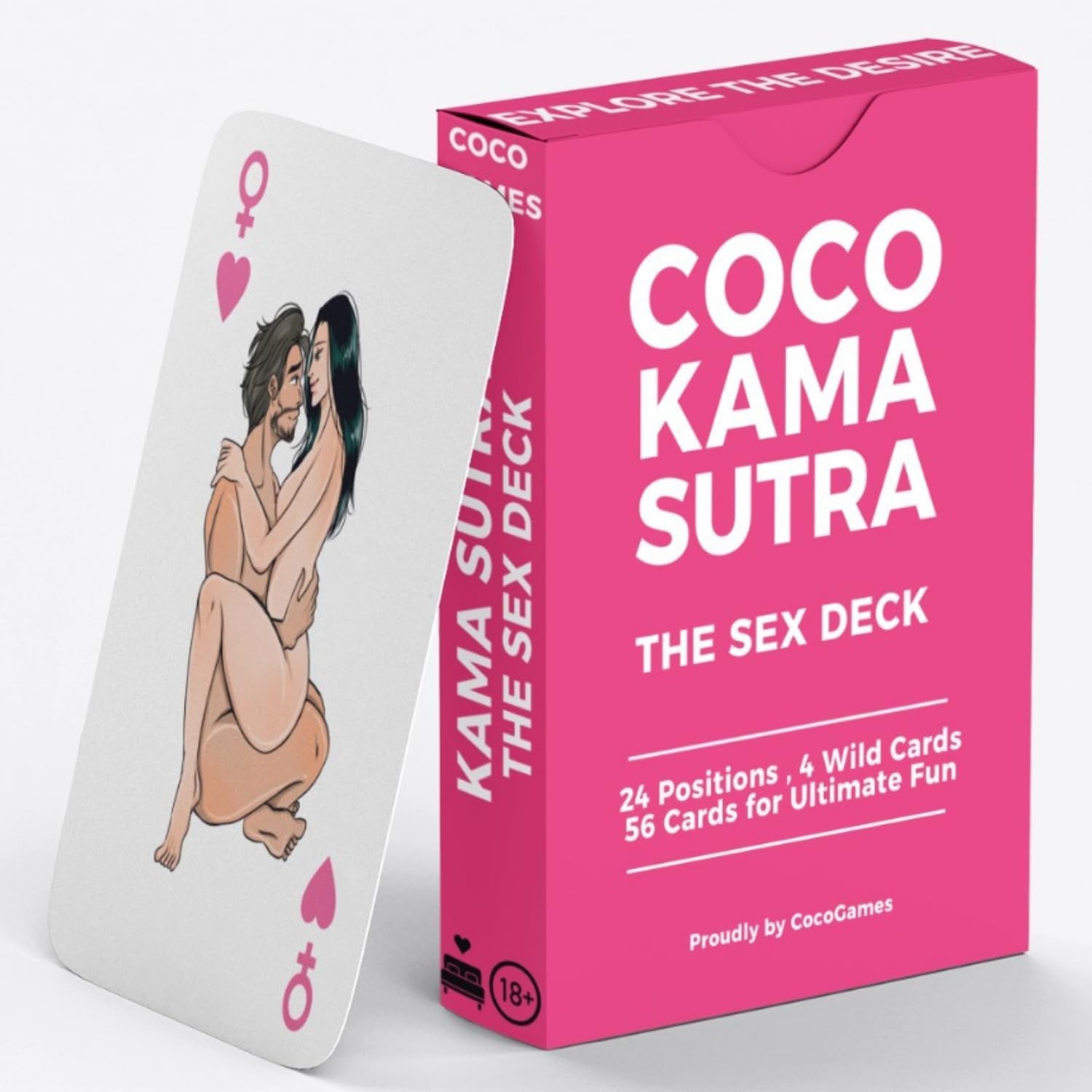 Kama Sutra The Sex Deck | 56 Cards | Romantic & Valentine’s Gifts | Adult…