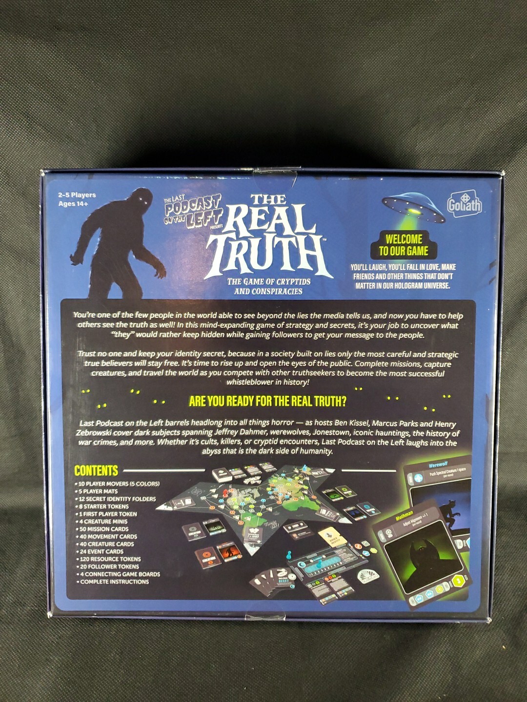 Goliath The Last Podcast Left Real Truth Game Cryptid Bigfoot Moth Man UFO **