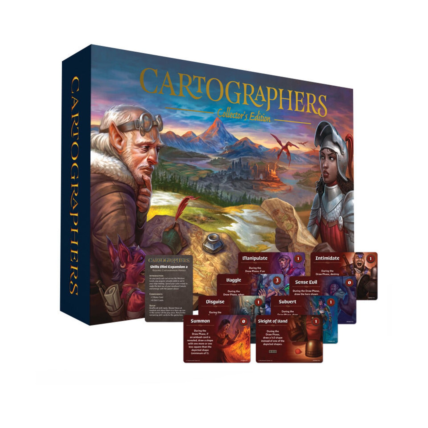 Thunderworks Board Game Cartographers Heroes (Collector’s Ed) Box SW (New)