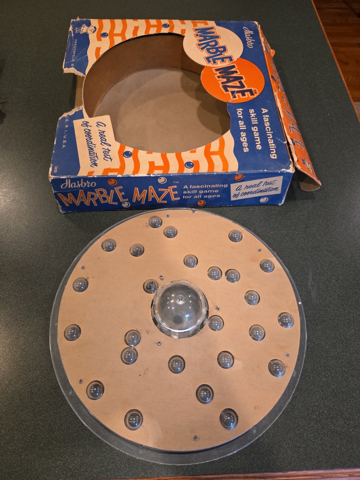 Vintage Hasbro Marble Maze Skill Game in Original Box