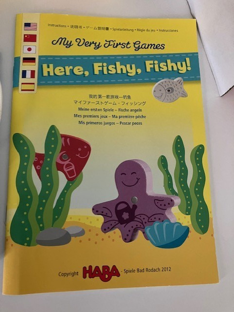 HABA My Very First Games Here Fishy, Fishy! Wooden Toddler Complete 2+ Germany